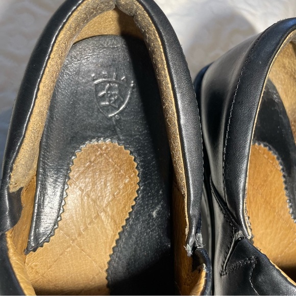 Ariat Clogs Women’s 5.5B Leather Upper Black Slip On Shoes Round Toe Clogs - Picture 8 of 10